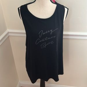 Juicy Couture Sport Relaxed Fit Keyhole Twist Soft Jersey Tank. XXL. NWT.